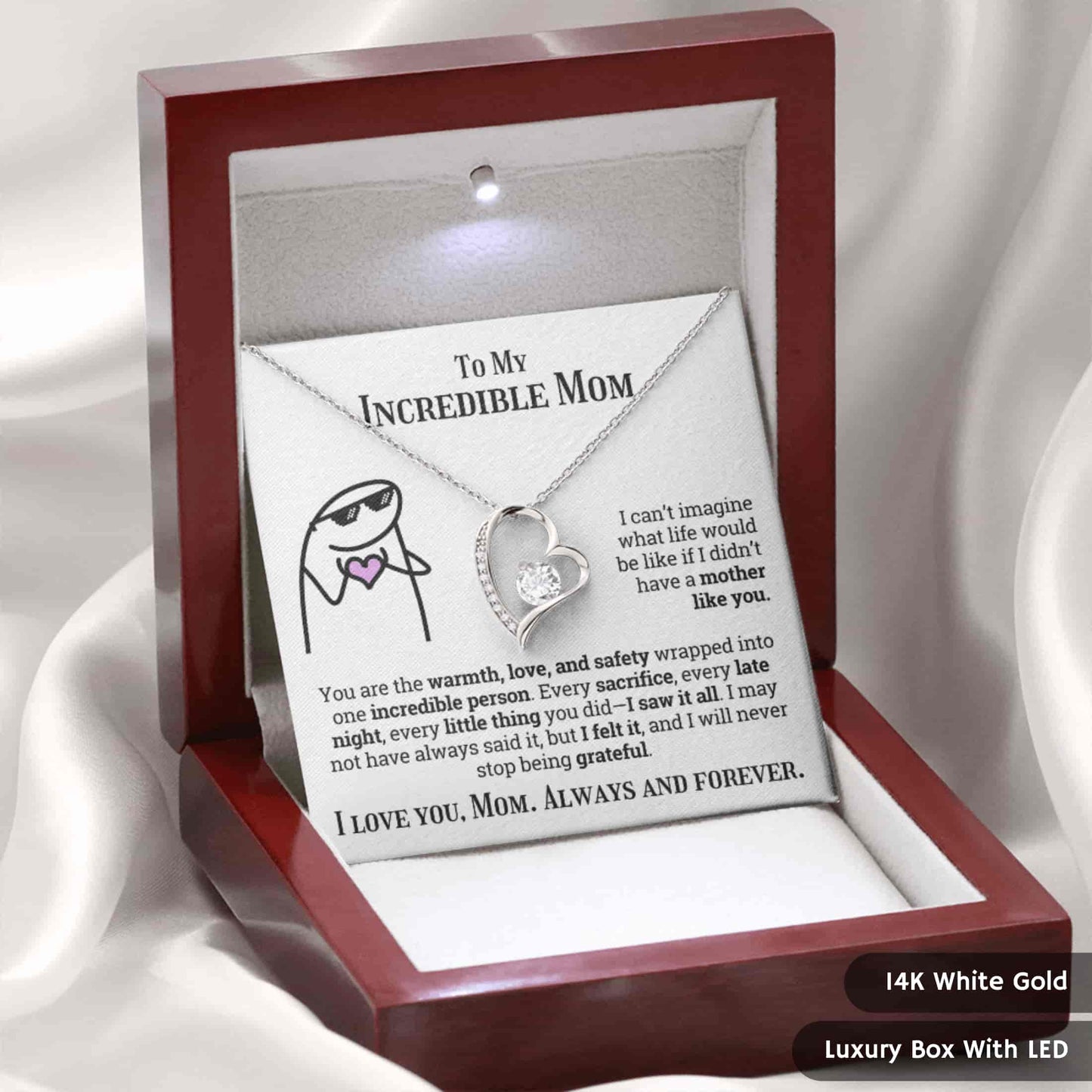"Forever Grateful" – A Deeply Meaningful Gift That Touches the Mother's Heart - PlumOnyx