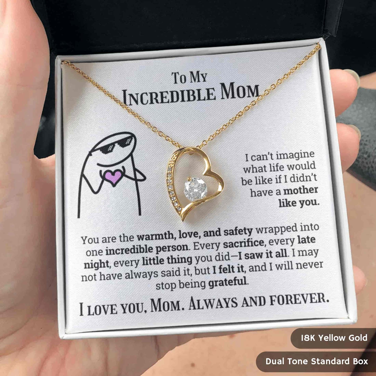 "Forever Grateful" – A Deeply Meaningful Gift That Touches the Mother's Heart - PlumOnyx
