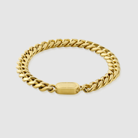 Cuban Non-tarnish  Stainless Steel Bracelet - PlumOnyx