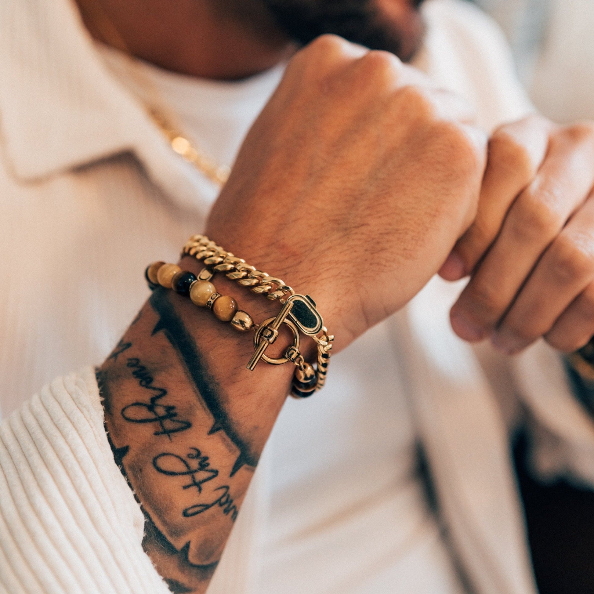 Cuban Non-tarnish  Stainless Steel Bracelet - PlumOnyx