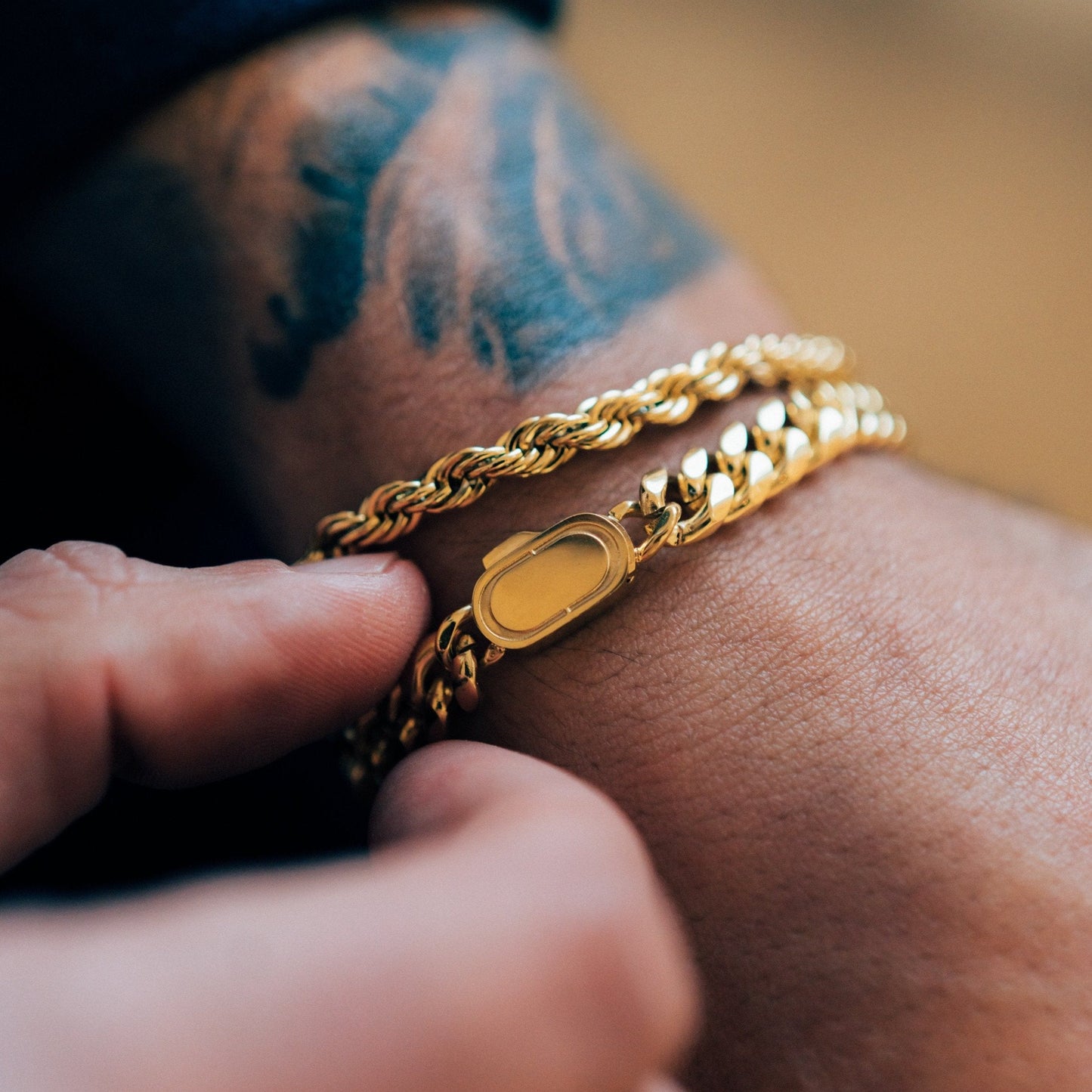 Cuban Non-tarnish  Stainless Steel Bracelet - PlumOnyx