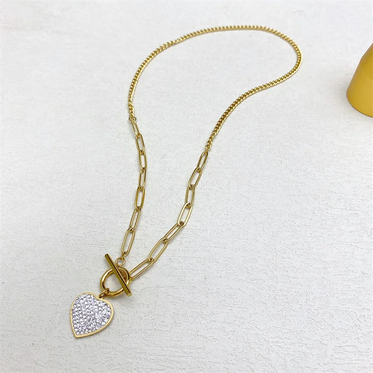 Light Luxury Dainty Love Charm Pendant Necklace - PlumOnyx