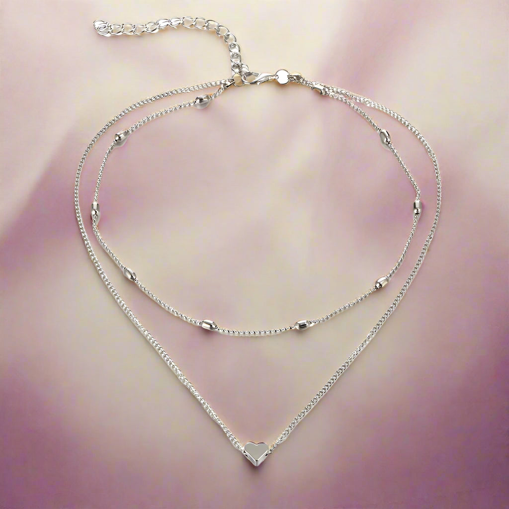 Multi-layered Chain Charm Necklaces - PlumOnyx