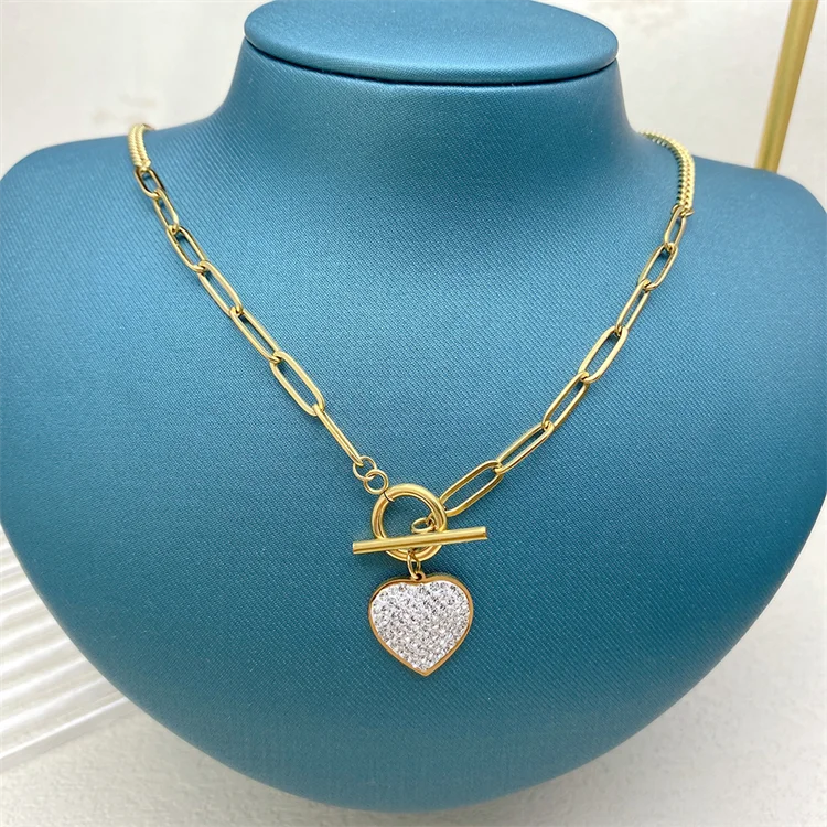 Light Luxury Dainty Love Charm Pendant Necklace - PlumOnyx