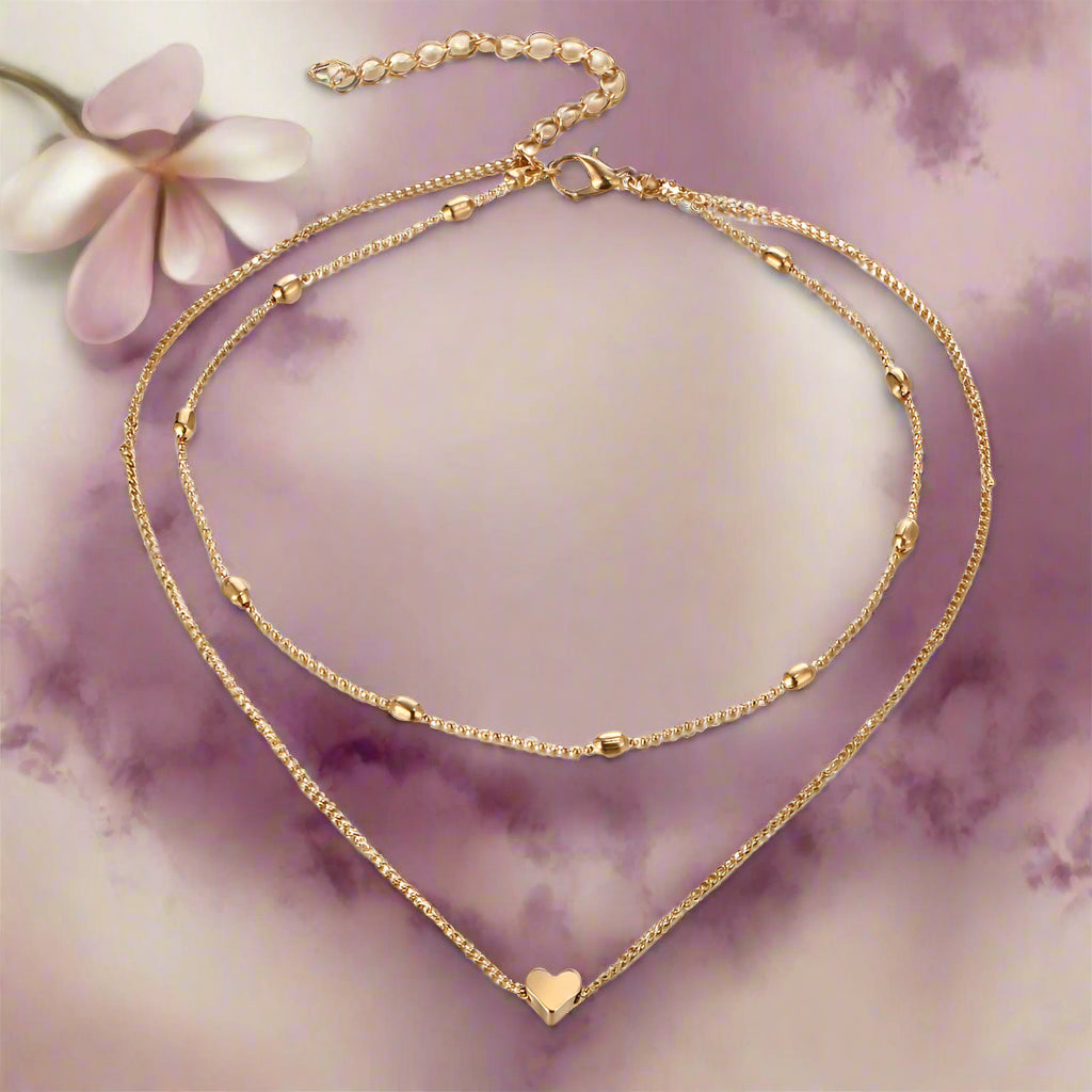 Multi-layered Chain Charm Necklaces - PlumOnyx