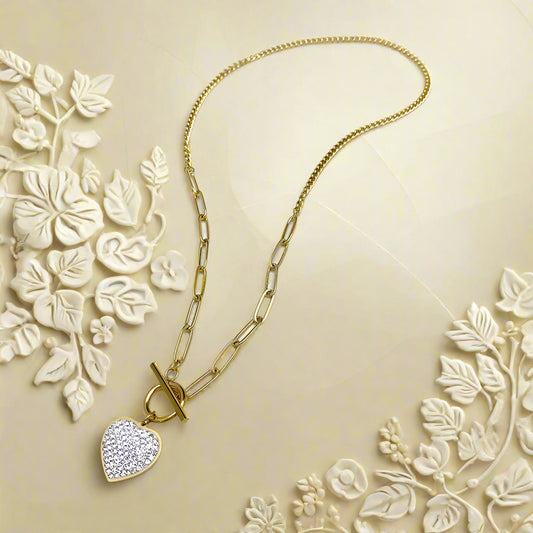 Light Luxury Dainty Love Charm Pendant Necklace - PlumOnyx