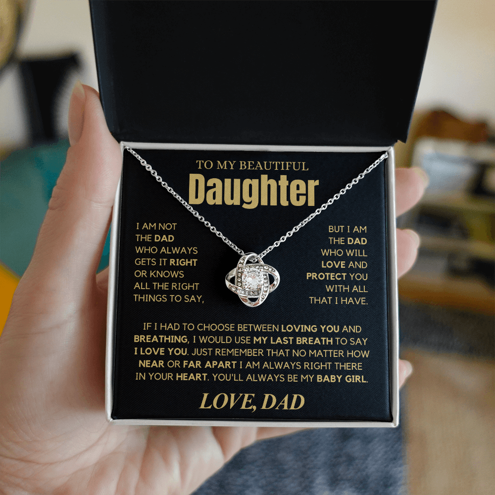 To My Beautiful Daughter- Dad To Daughter Gift - PlumOnyx