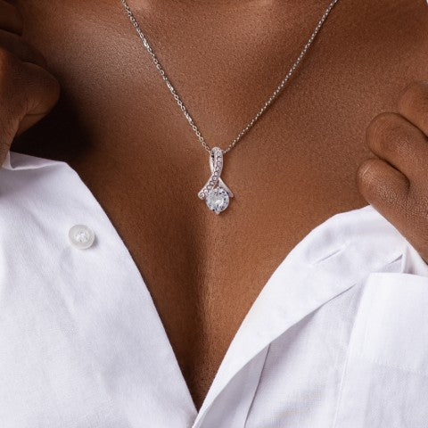 To My Forever Bloom Alluring Beauty Necklace - PlumOnyx