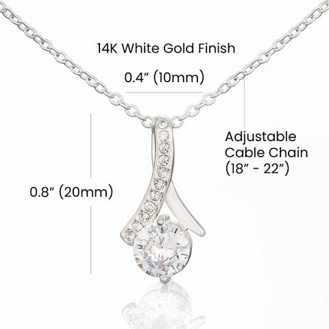 To My Forever Bloom Alluring Beauty Necklace - PlumOnyx
