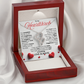 To My Heartthrob Heart to Heart Pendant Necklace - PlumOnyx