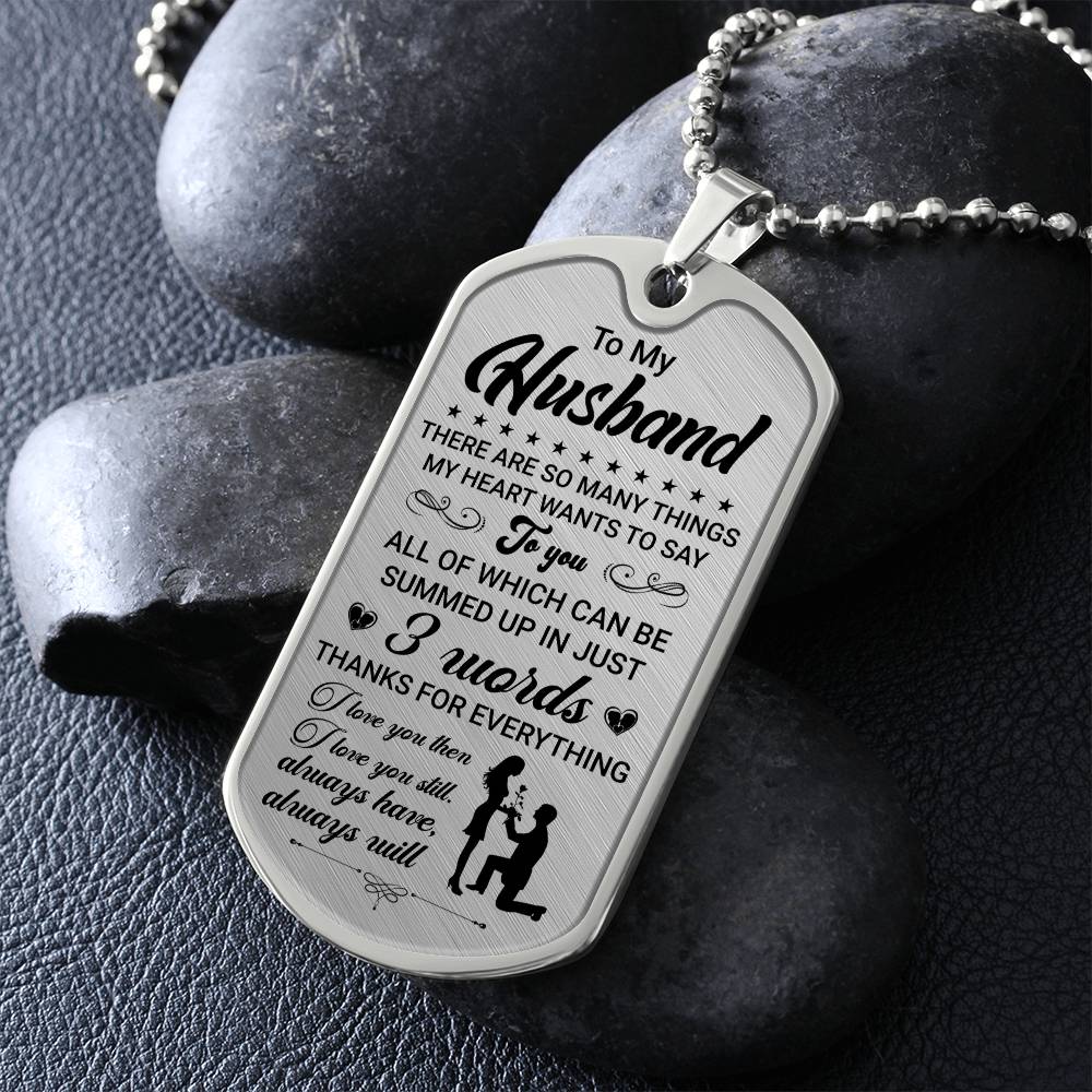 To My Husband | 3 Words - PlumOnyx