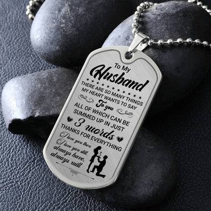 To My Husband | 3 Words - PlumOnyx