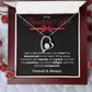 To My Beautiful Wife Forever Love Necklace - PlumOnyx
