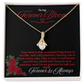 To My Forever Bloom Alluring Beauty Necklace - PlumOnyx