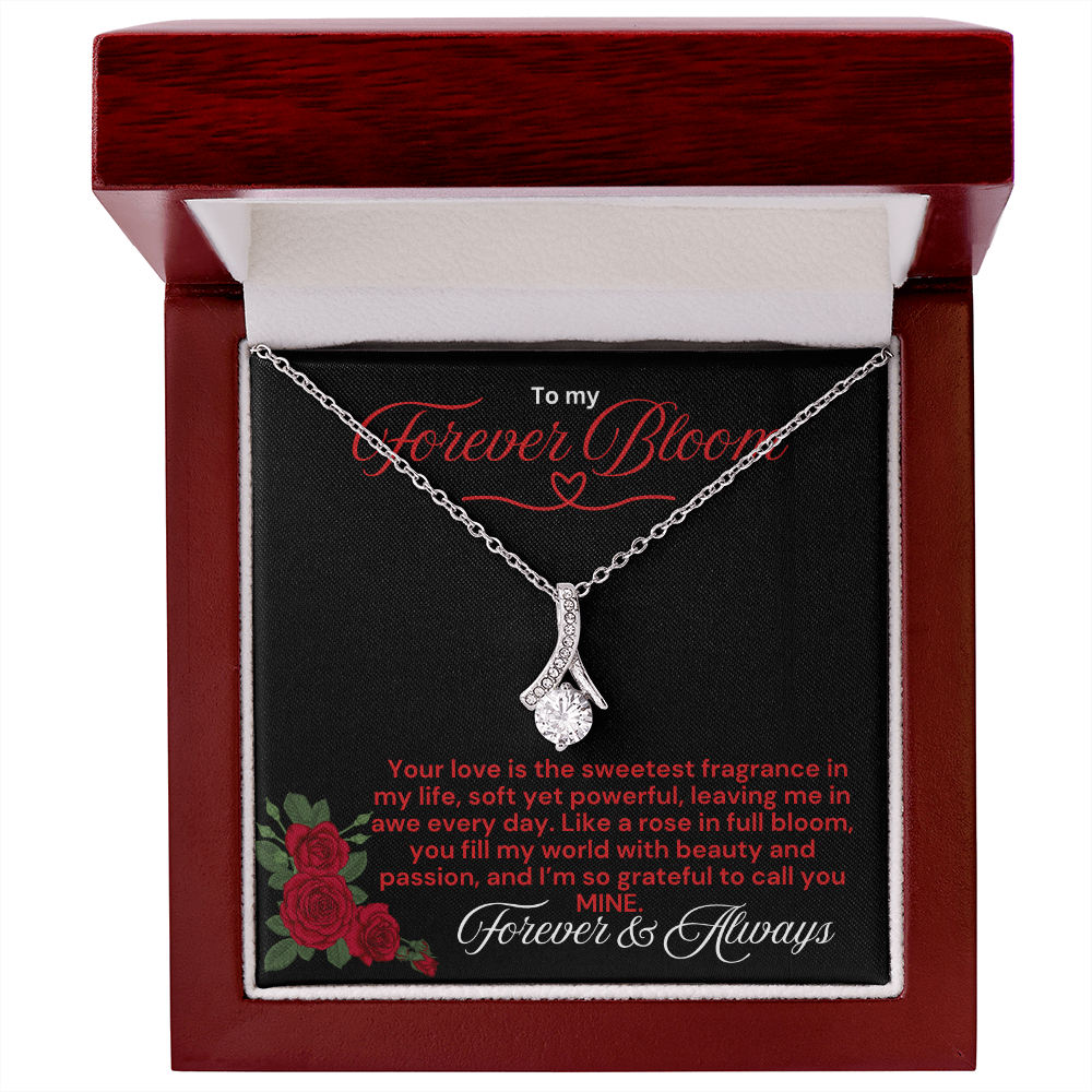 To My Forever Bloom Alluring Beauty Necklace - PlumOnyx