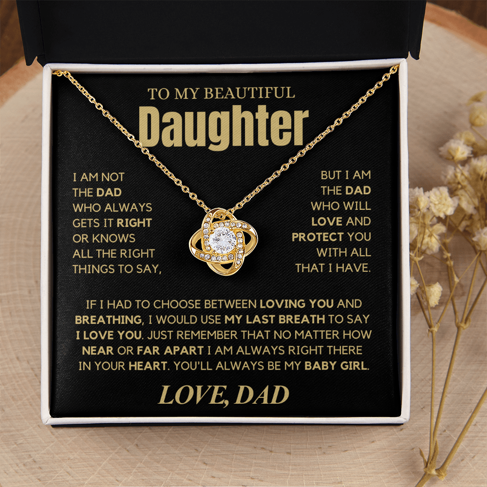 To My Beautiful Daughter- Dad To Daughter Gift - PlumOnyx