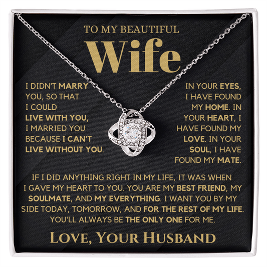 You Are My Home Message Card Necklace - PlumOnyx