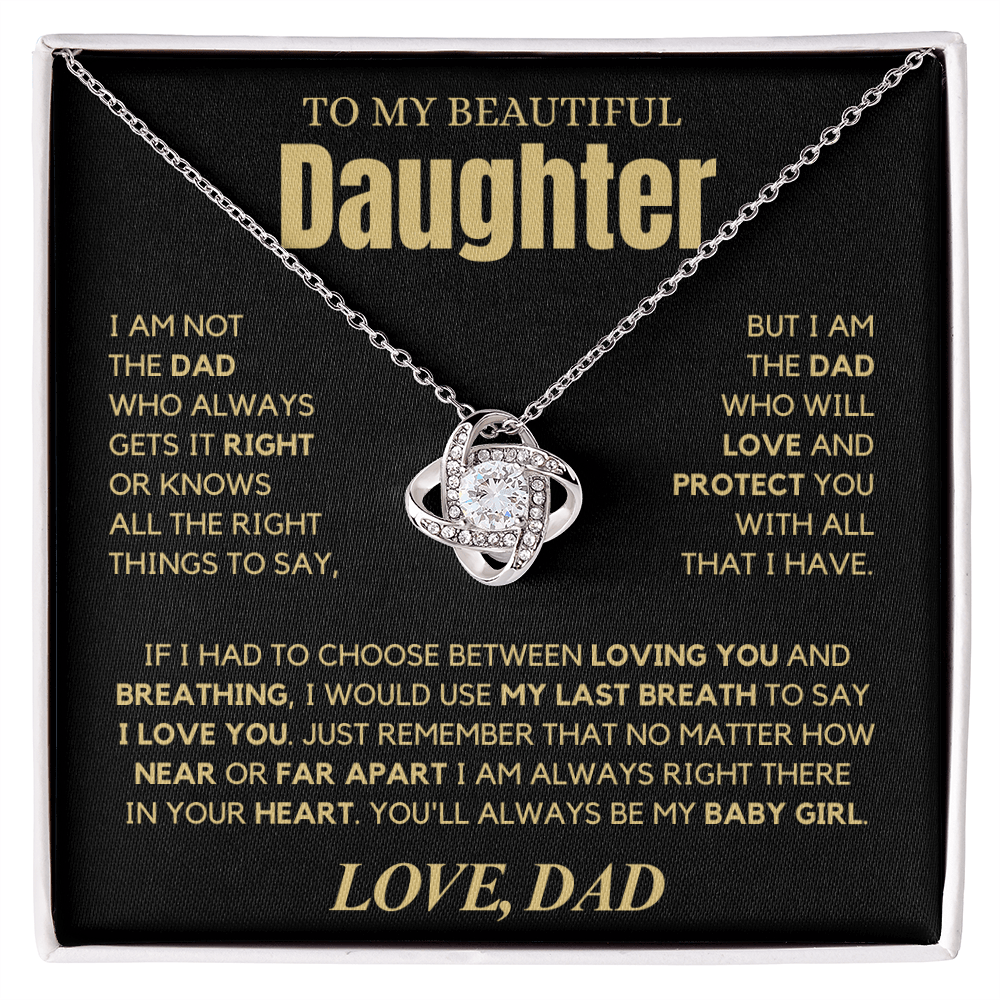 To My Beautiful Daughter- Dad To Daughter Gift - PlumOnyx
