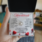 To  My Heartthrob Love Knot Necklace - PlumOnyx