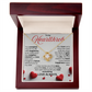 To  My Heartthrob Love Knot Necklace - PlumOnyx