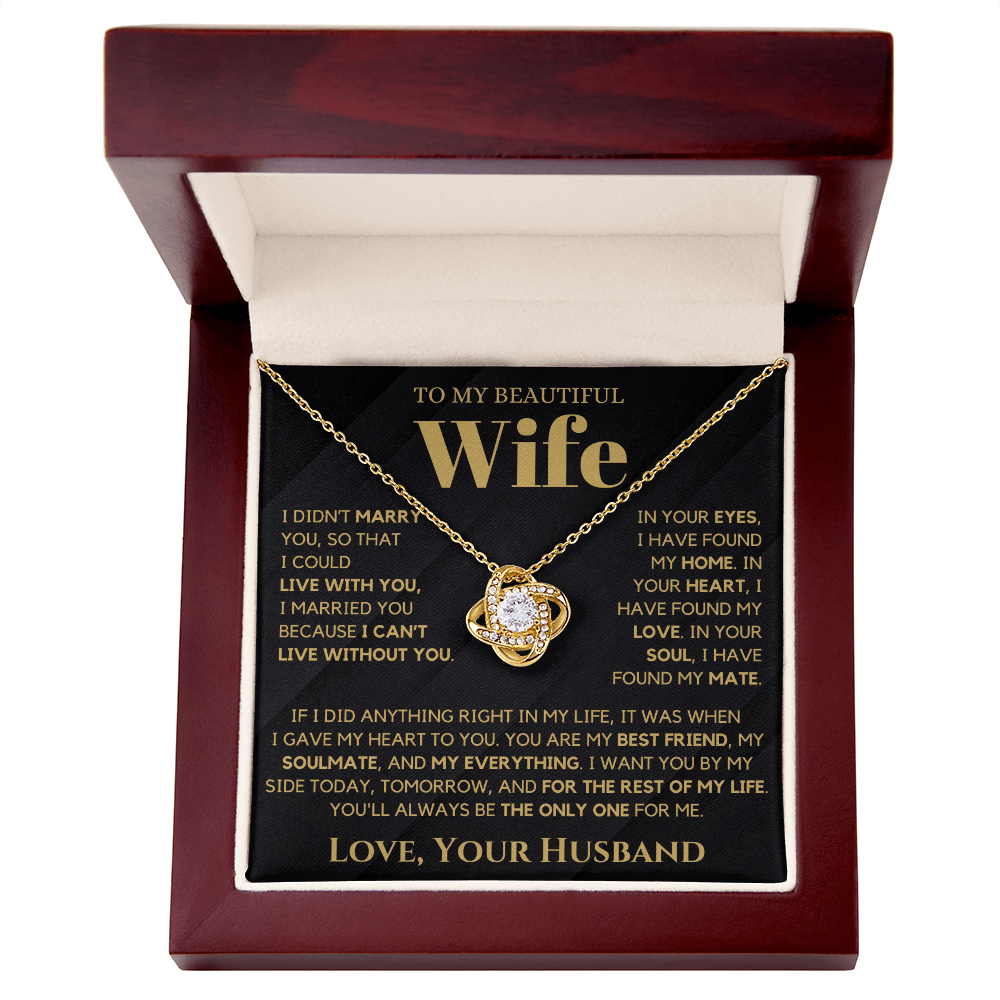 You Are My Home Message Card Necklace - PlumOnyx