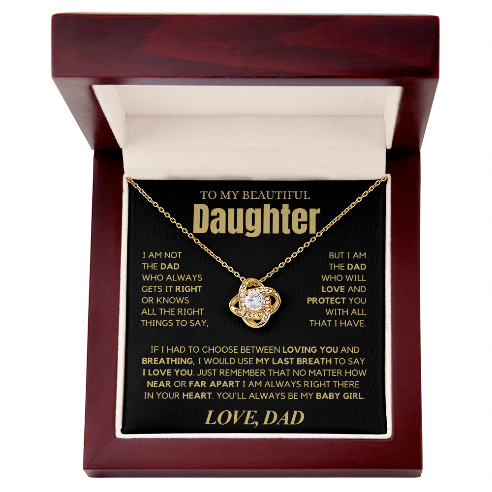 To My Beautiful Daughter- Dad To Daughter Gift - PlumOnyx
