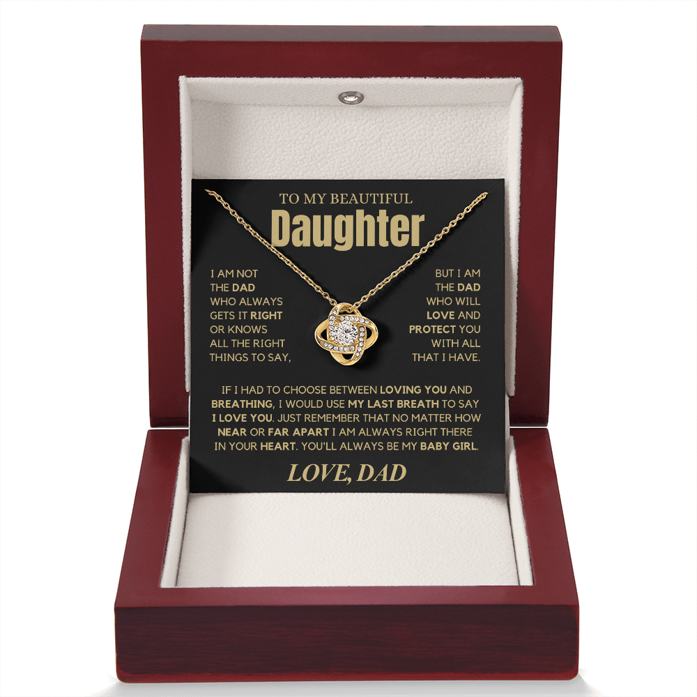 To My Beautiful Daughter- Dad To Daughter Gift - PlumOnyx
