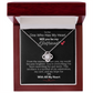 Will You Be My Girlfriend- Love Knot Necklace - PlumOnyx