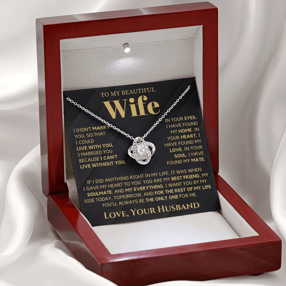 You Are My Home Message Card Necklace - PlumOnyx
