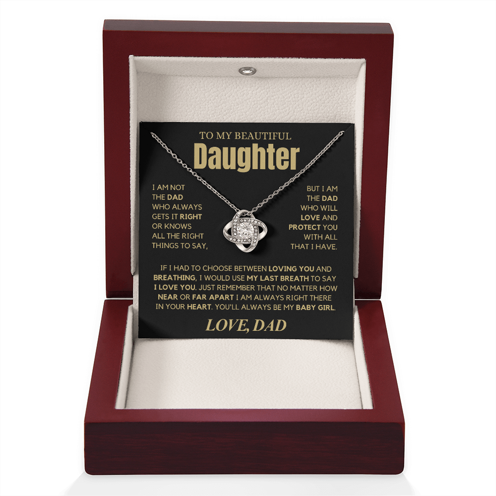 To My Beautiful Daughter- Dad To Daughter Gift - PlumOnyx