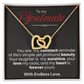 To My Soulmate Interlocking Hearts Necklace - PlumOnyx