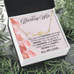 To My Darling Wife Signature Name Necklace - PlumOnyx