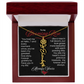 My Blooming Rose Flower Name Necklace - PlumOnyx