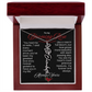 My Blooming Rose Flower Name Necklace - PlumOnyx