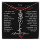 My Blooming Rose Flower Name Necklace - PlumOnyx
