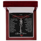 My Blooming Rose Flower Name Necklace - PlumOnyx