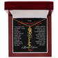 My Blooming Rose Flower Name Necklace - PlumOnyx