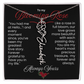 My Blooming Rose Flower Name Necklace - PlumOnyx