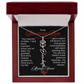 My Blooming Rose Flower Name Necklace - PlumOnyx