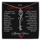 My Blooming Rose Flower Name Necklace - PlumOnyx