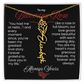 My Blooming Rose Flower Name Necklace - PlumOnyx