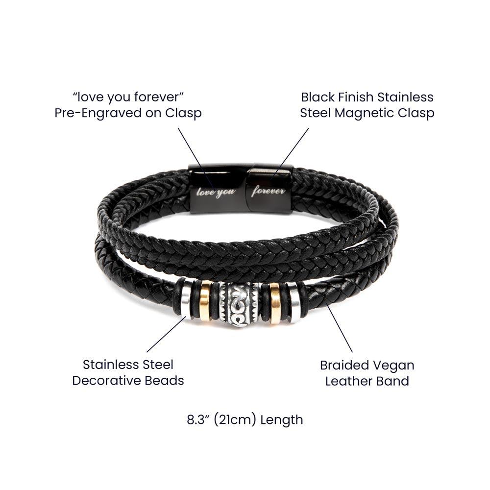 To My Greatest Gift - Love You Forever Bracelet - PlumOnyx