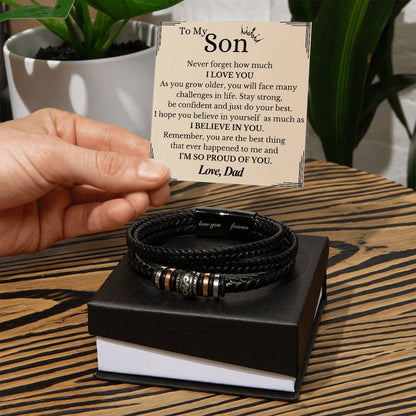 Dad To Son-Valentine's Day Gift - PlumOnyx