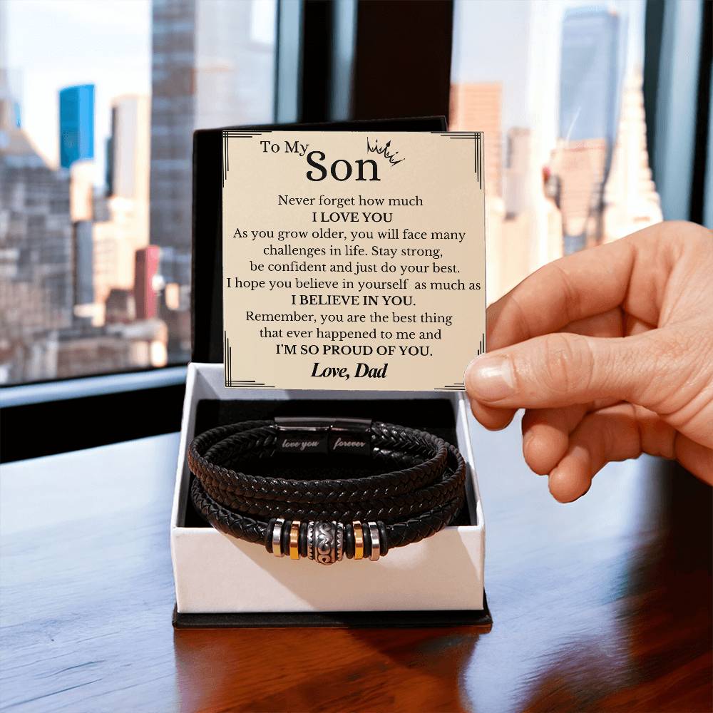 Dad To Son-Valentine's Day Gift - PlumOnyx