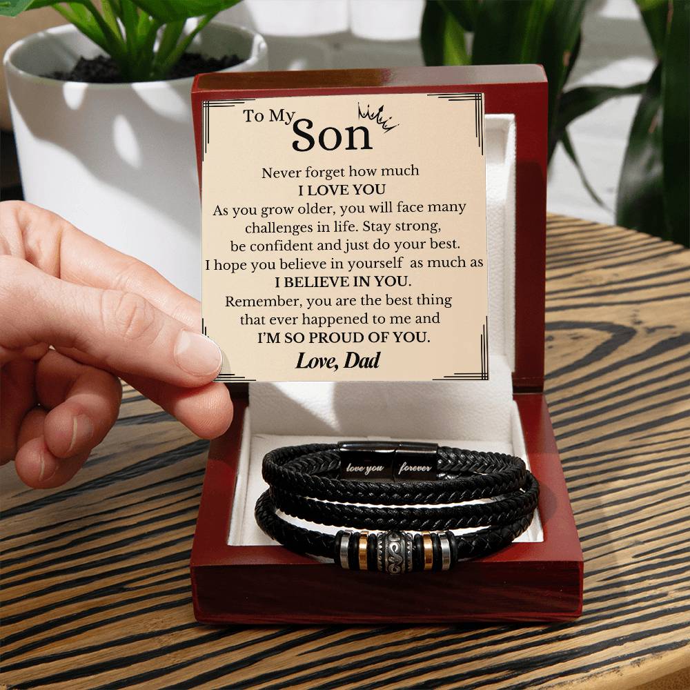 Dad To Son-Valentine's Day Gift - PlumOnyx