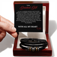 To My Greatest Gift - Love You Forever Bracelet - PlumOnyx