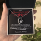 To My Beautiful Wife Forever Love Necklace - PlumOnyx