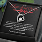 To My Beautiful Wife Forever Love Necklace - PlumOnyx