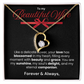 To My Beautiful Wife Forever Love Necklace - PlumOnyx