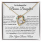 Beautiful Bonus Daughter Forever Love Necklace | From Bonus Mom - PlumOnyx